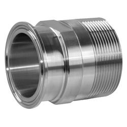 1-1/2 x 1/2 in. 316L Stainless Steel Clamp x MPT Adapter #7