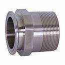 1-1/2 x 1-1/4 in. 316L Stainless Steel Clamp x MPT Adapter #7 