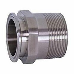 1-1/2 x 1-1/4 in. 316L Stainless Steel Clamp x MPT Adapter #7