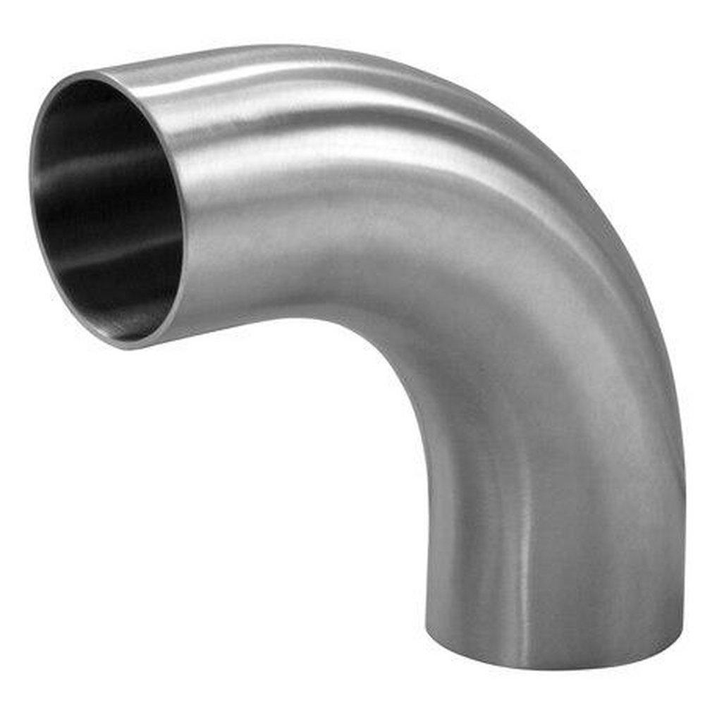 Clamp x Butt Weld 316L Stainless Steel Light Duty Tank Ferrule 