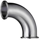 FNW&reg; Polished No. 7 Clamp Global 304 Stainless Steel 90 Degree Elbow 