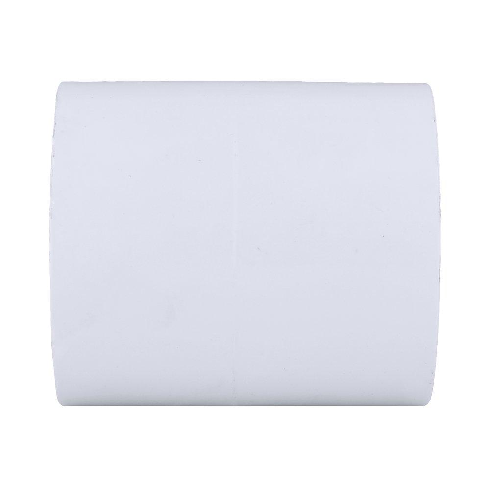 White PVC Schedule 40 Coupling 