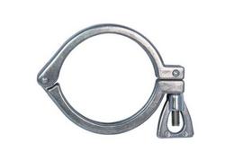 2 in. Heavy Duty 304 Sanitary Stainless Steel Single Pin Clamp