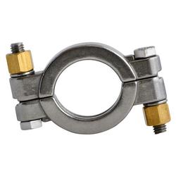 10 in. 304 Stainless Steel High Pressure Sanitary Head Clamp