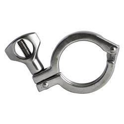 12 in. Heavy Duty 304 Sanitary Stainless Steel Single Pin Clamp