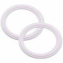 White PTFE Clamp Gasket in White 