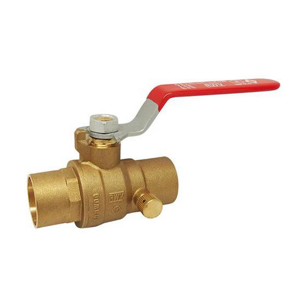 Red-White Valve Brass Full Port Solder 600# Ball Valve 