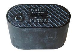 13 x 24 in. Water Meter Box in Grey