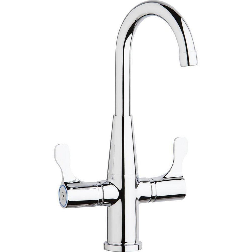 Elkay Polished Chrome Two Lever Handle Bar Faucet 