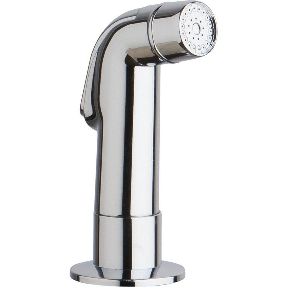 Elkay Polished Chrome Two Handle Lever Deck Mount Food Service Faucet 