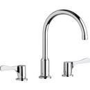 Elkay Polished Chrome Two Handle Lever Deck Mount Food Service Faucet 