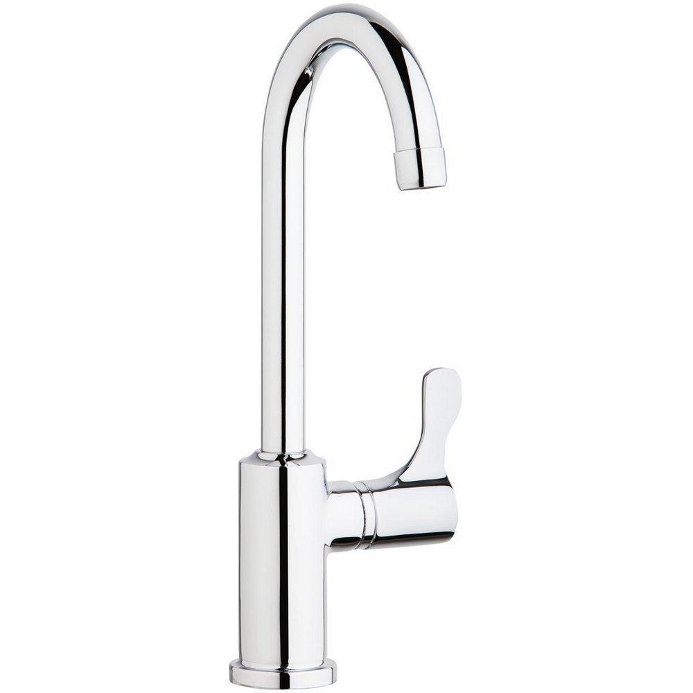Elkay Polished Chrome Single Handle Lever Handle Bar Faucet 