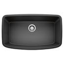 BLANCO Anthracite 32 x 19 in. No Hole Composite Single Bowl Undermount Kitchen Sink 