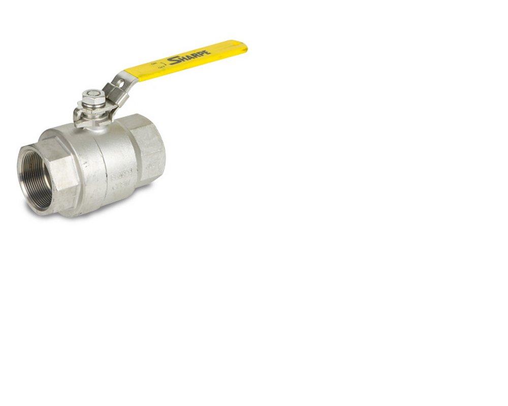 Smith-Cooper Stainless Steel Full Port Threaded 2000# Ball Valve 