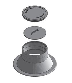 Aluminum Inner Lid for Meter Pit Cover