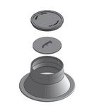 13 in. Aluminum Top Lid for Meter Pit Cover