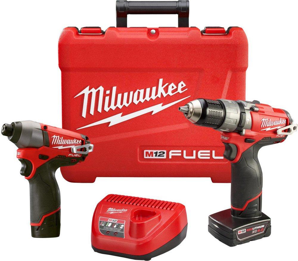 Milwaukee&reg; Black Cordless 2 Tool Kit 