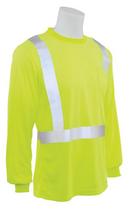 ERB Safety Hi-Viz Lime Long Sleeve Mesh Shirt in Hi-Viz Lime 