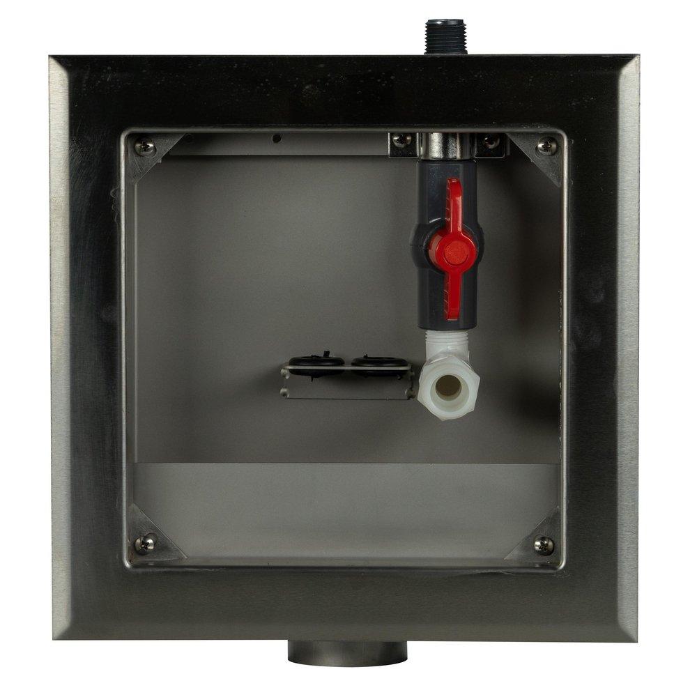 Guy Gray&trade; Grey 3-1/2 x 11-1/4 x 11-1/4 in. Plain 1-valve Supply Box 