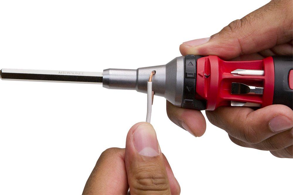 Milwaukee&reg; Black 8 Piece Screwdriver 