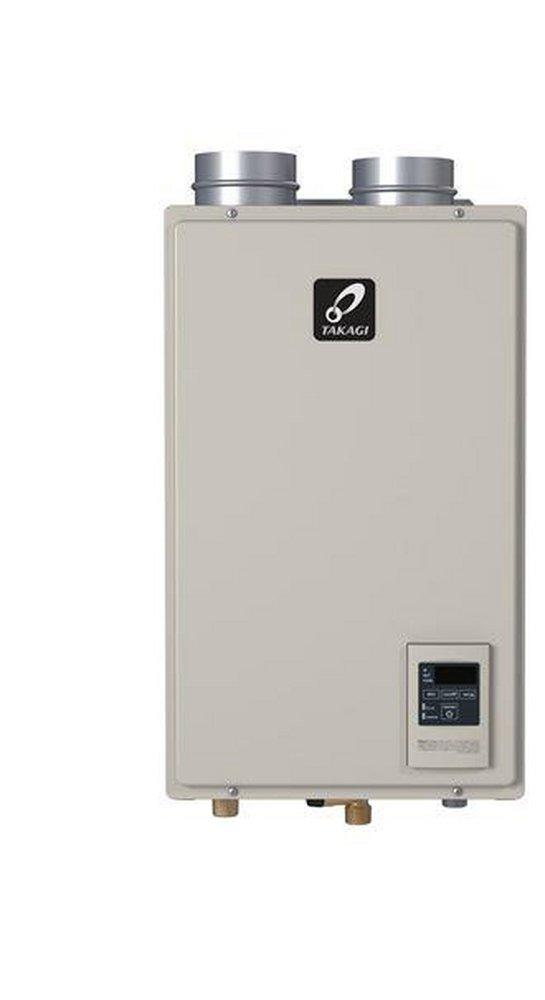 Takagi 120 MBH Indoor Condensing Natural Gas Tankless Water Heater 