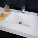 American Standard White Drop-in Bathroom Sink with Overflow 