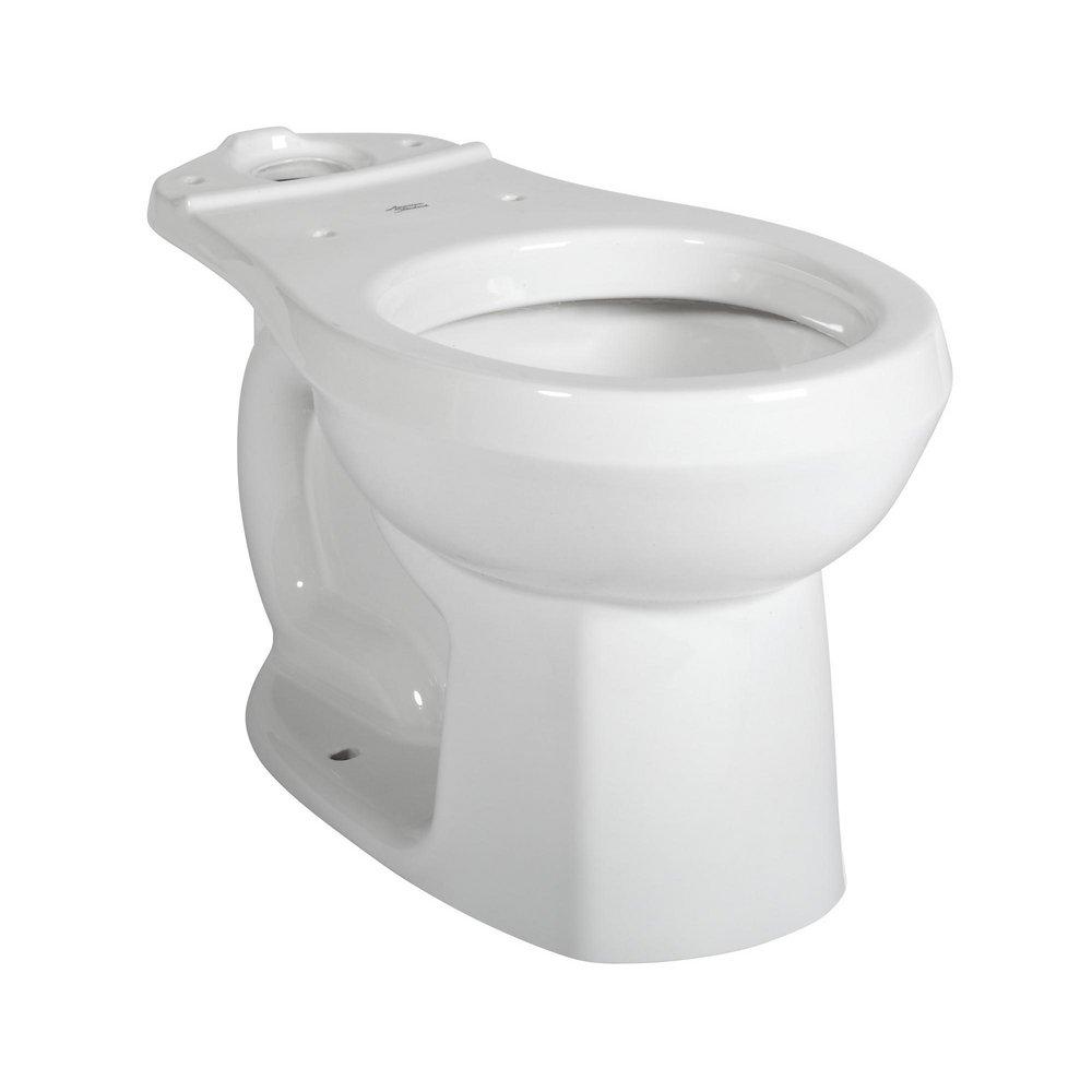 American Standard White 1.28 gpf Round Floor Mount Two Piece Toilet Bowl 
