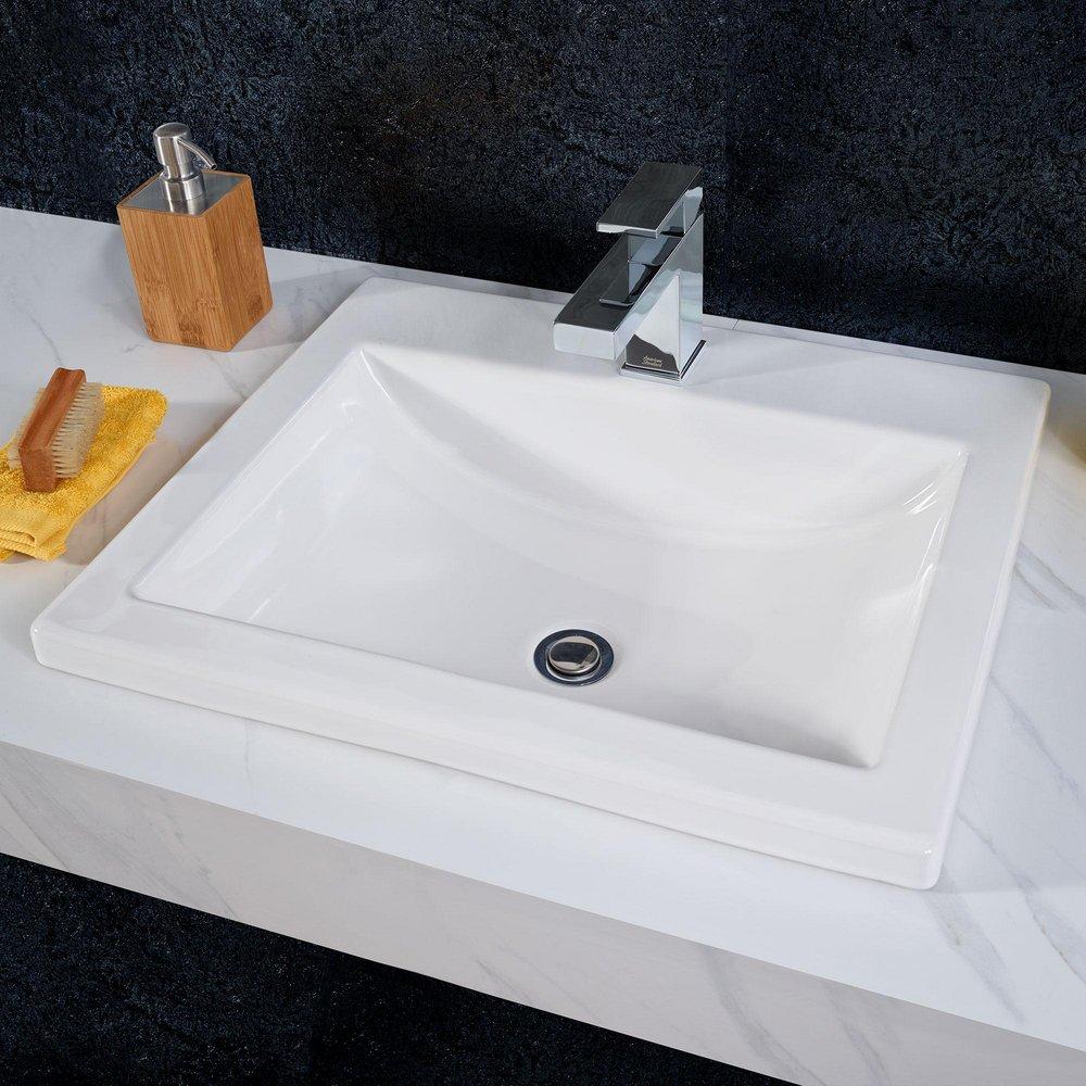 American Standard White Drop-in Basin 