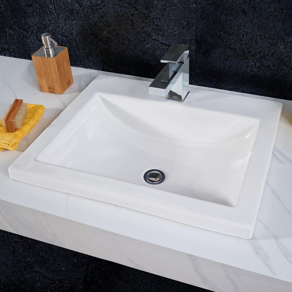 American Standard White Drop-in Basin 