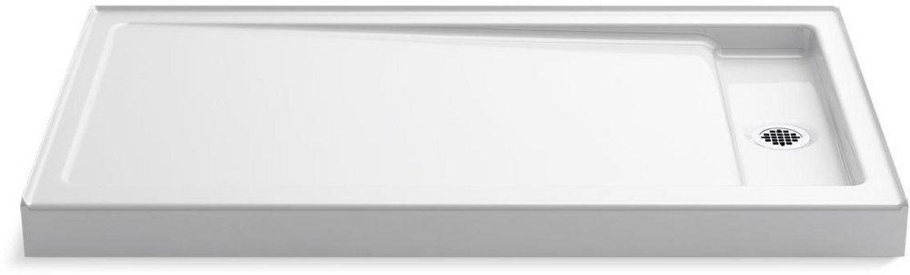 KOHLER White 60 in. Rectangle Shower Base 