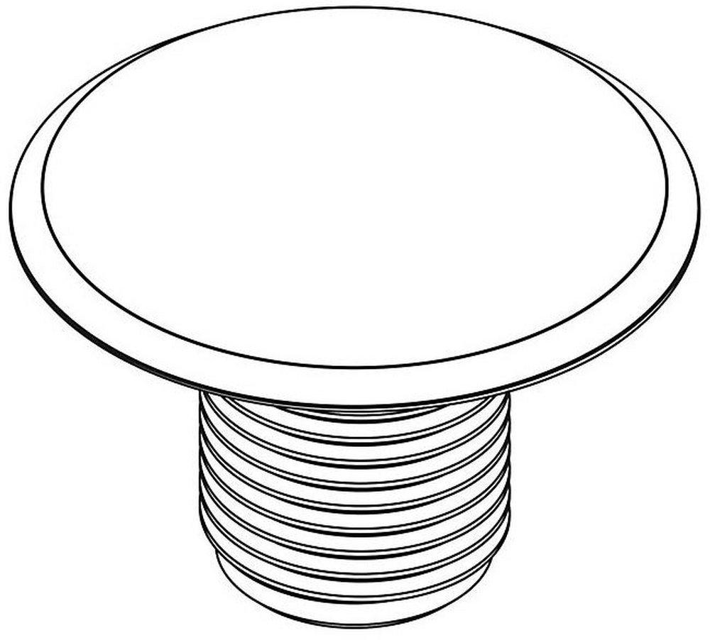 KOHLER White Lever Hole Plug Service Kit 