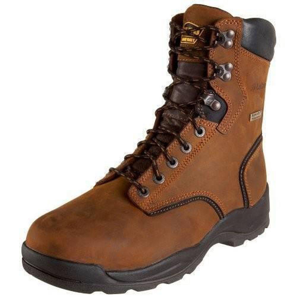 Lacrosse Safety and Industrial Brown Nylon and Leather Waterproof Boot in Brown 