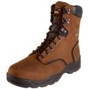 Size 8 Nylon and Leather Waterproof Boot in Brown