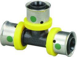 1-1/2 x 1-1/4 x 3/4 in. Plastic PEX Press Tee