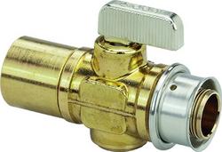 3/4 in. Brass PEX Press x Copper Female Shut Off Valve