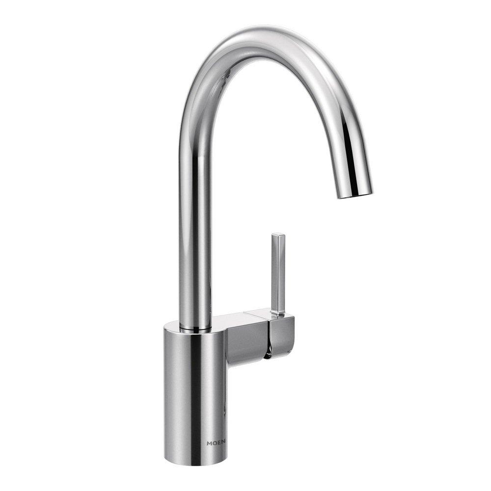 Moen Polished Chrome Single Handle Kitchen Faucet 