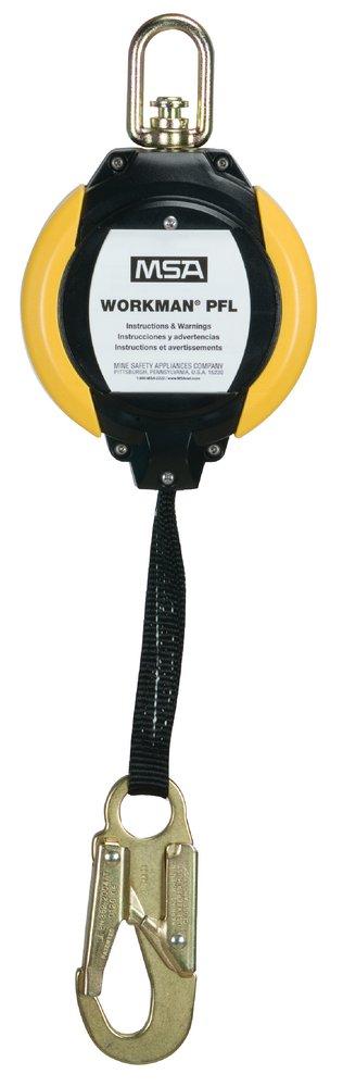 MSA Safety Company Yellow Fall Limiter with Snap Hook 