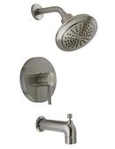 Mirabelle&reg; Brushed Nickel Single Handle Single Function Bathtub & Shower Faucet (Trim Only) 