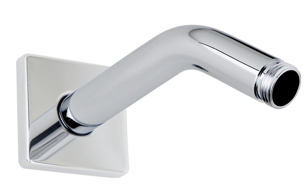 ROHL&reg; Polished Chrome Shower Arm and Square Escutcheon 