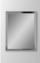 Robern Polished Chrome 23-3/8 in. Single Door Medicine Cabinet in Polished Chrome 