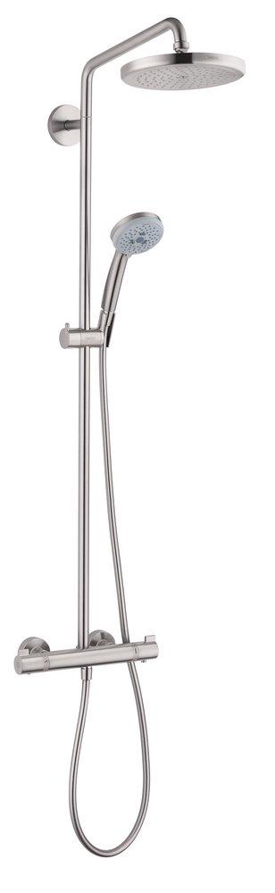 Hansgrohe Brushed Nickel 2.5 gpm Showerpipe 