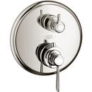Two Handle Thermostatic Valve Trim in Polished Nickel