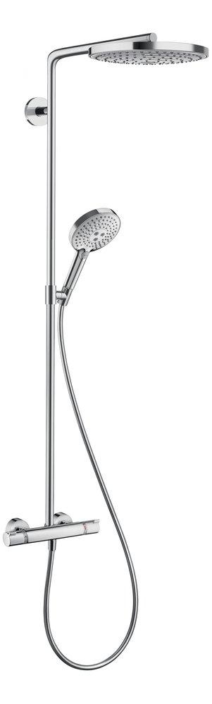 Hansgrohe Polished Chrome Three Handle Single Function Shower System 