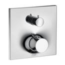 8 gpm Thermostatic Valve Trim with Diverter and Double Knob Handle in Polished Chrome