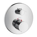 AXOR Polished Chrome 7 gpm Thermostatic Trim with Volume Control and Double Knob Handle 
