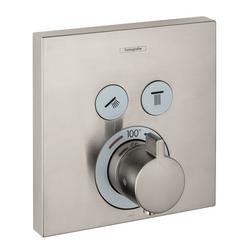 Single Handle Thermostatic Valve Trim in Brushed Nickel