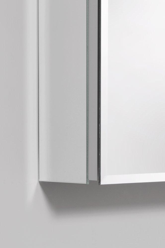 Robern Plain 4 in. Glass Surface Mount Side Kit 