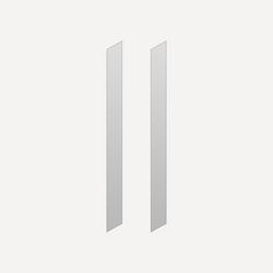 4 in. Glass Surface Mount Side Kit in Plain