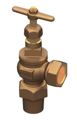 3/4 in. Brass Copper Flared Nut x FIPT Globe Valve