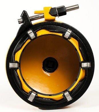 Romac Industries Restraint Joint Domestic Romacote Fusion Bonded Epoxy Ductile Iron End Cap 